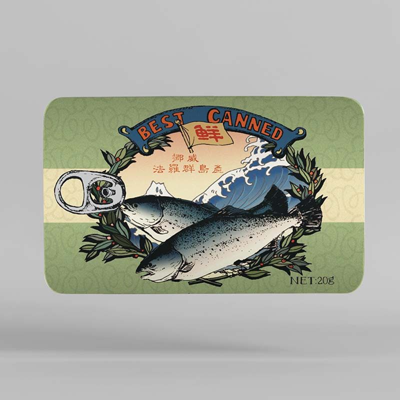 Official Shop NTS Love and Peace Original Salmon Canned Match Design Retro Aromatherapy Gift Nostalgia