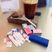 Love and peace ins Wind match super mini cafe match decoration ornaments one 24