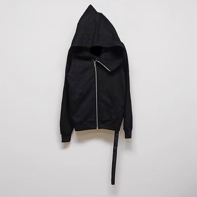 Dark Wizard Hat Ro New High Street Ribbon Cape Hooded Zipper Hoodie Unisex Couple Jacket Sweatshirt Trendy