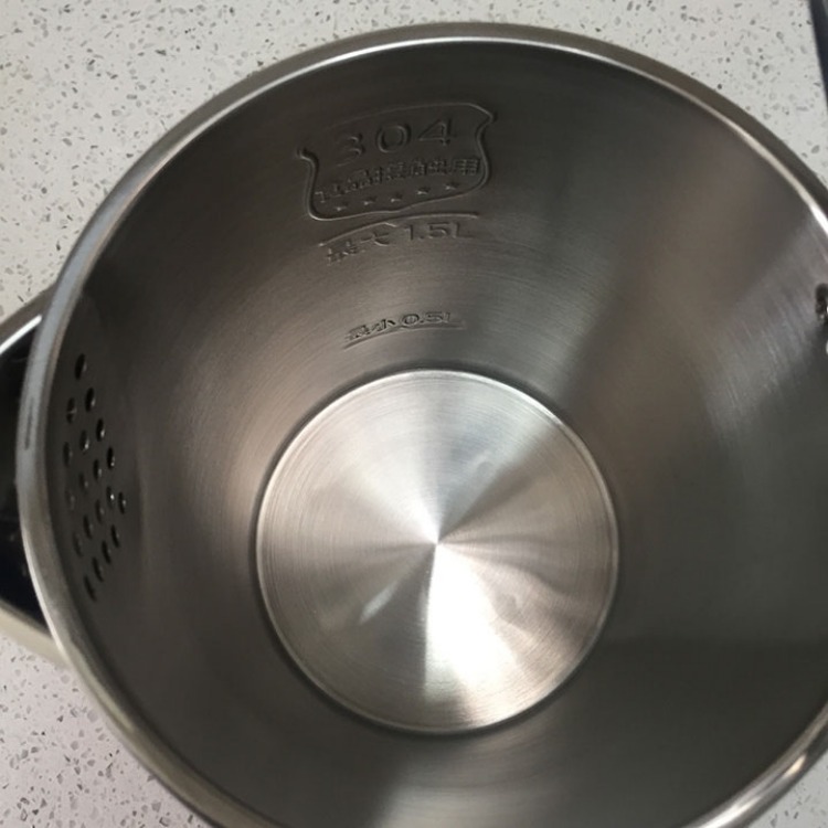 Midea / beauty MK-H215E4b ấm đun nước điện gia dụng chống bỏng nước đun sôi nước sôi bằng thép không gỉ 304 ấm siêu tốc mini