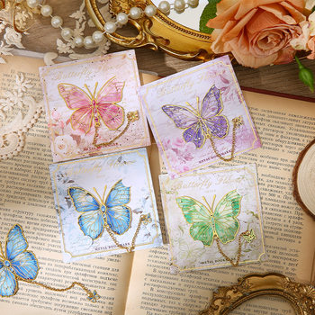 Encountering Eslite: Flower Butterfly Whisper Series Metal Bookmarks - Hollow Artistic Brass Souvenirs for Teachers in the Graduation Season