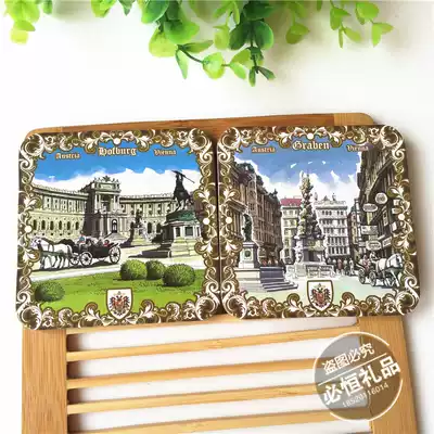 Water coasters LOGO animation creative travel wedding gift customization DIY cork insulation mat customization