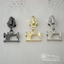 Upscale metal zipped head 3 5 zipped pull head pull head pull head luggage clothing DIY accessories accessories sewing machine