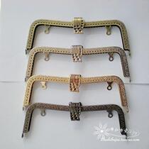 20 5cm embossed leaf head opening gold cover head bag accessories mouth gold material bag accessories No break-hole delivery paper type