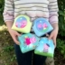 Pig Peggy Children Định vị Vải Giả sợi tơ tằm DIY Cut Single Piece Silk Handmade Gold Bag Fabric Vải vải tự làm