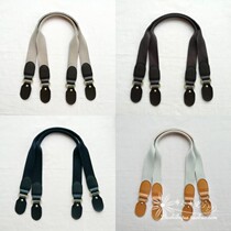 Genuine leather bag with accessories handbag DIY parquet bag with single shoulder bag accessories webbing leather bag with BD031