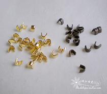 U-type code dress zipped front code upper stop U shape code 3 # 5V#拉链配件档码 ancient bronze and gold