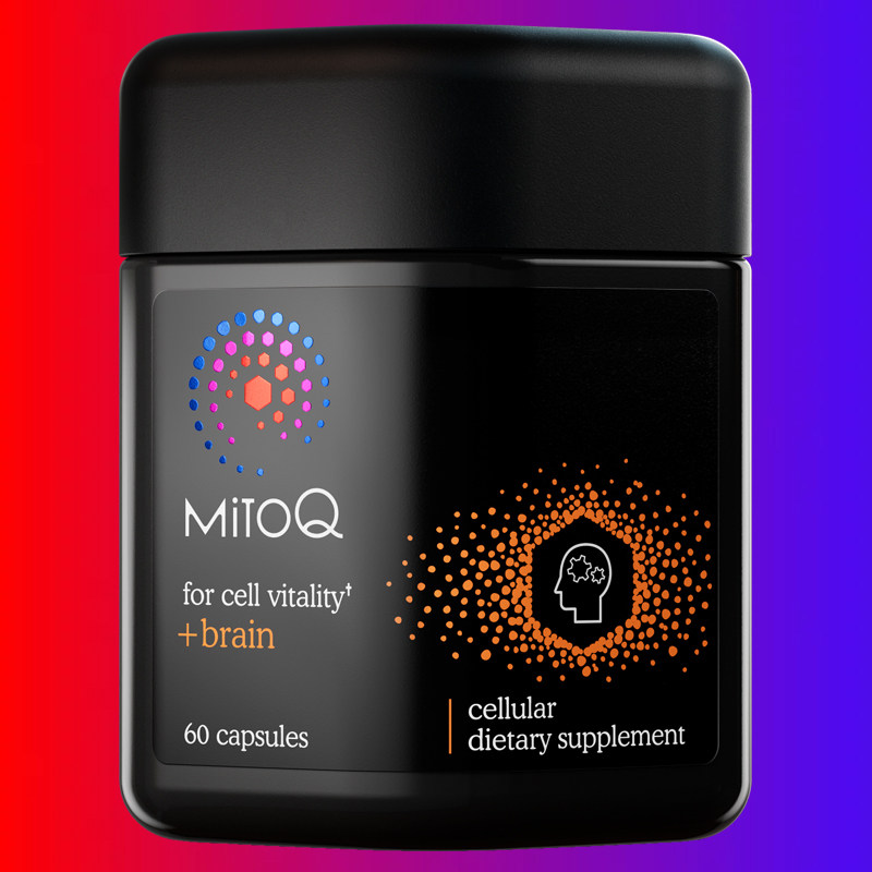 In New Zealand's MitoQ Beauty Sharp Capsule 60 Grains Into Human Brain Energy Can Concentrate on Brain Health New Edition