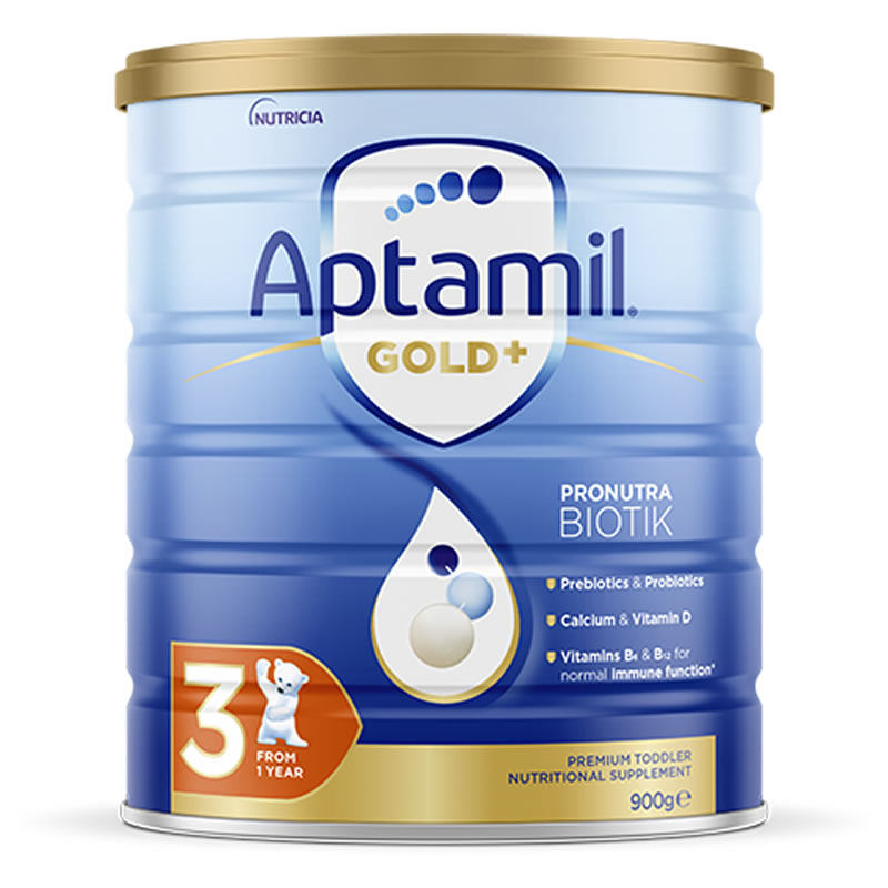 Direct mail Australia New Zealand Aptamil loves him for US$ 3 baby infant milk powder 900g brand new packaging