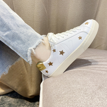 Embroidered stars small white shoes women summer 2021 new explosive Joker Korean students flat casual sports shoes women