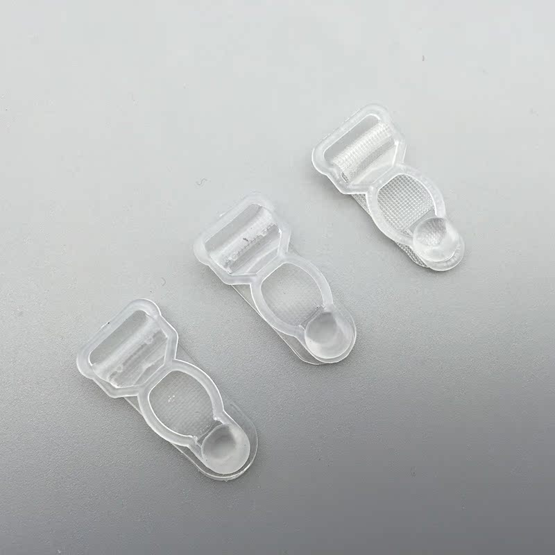 1.0 điểm đen trắng kim loại sắt bọc cao su garter khóa đồ lót gợi cảm khóa Palăng khóa 10 khóa 5 hàng nới rộng áo ngực