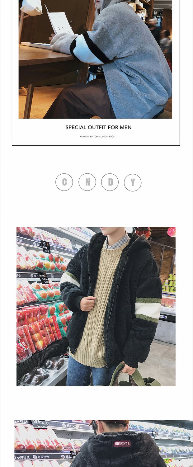 Mùa đông chic lamb quần áo cặp vợ chồng quần áo cotton quá khổ sinh viên phiên bản Hàn Quốc của áo khoác nam áo khoác cotton xu hướng quần áo đôi