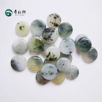 Qiyuxuan Nanyang natural Dushan jade safety buckle spacer Loose bead gasket accessories diy handmade material accessories