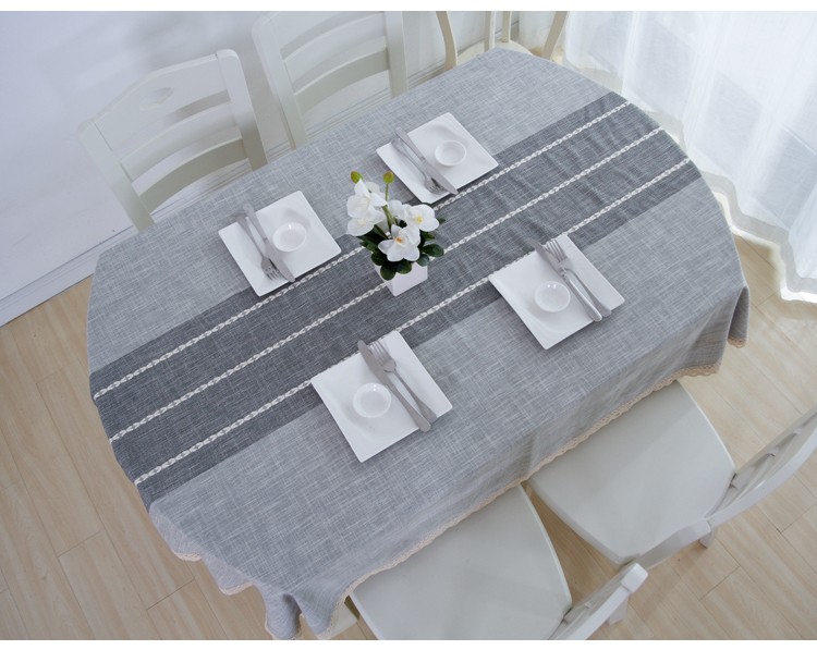 khăn trải bàn bằng vải bông thuôn dài tươi bảng kính thiên văn nhỏ đóng mở đơn giản Khăn bàn nhà máy pha cà phê hiện đại - Khăn trải bàn các mẫu khăn trải bàn đẹp