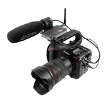 Azden SGM-250mx Ultra-Riect Mesroot BMPCC SLR Camer