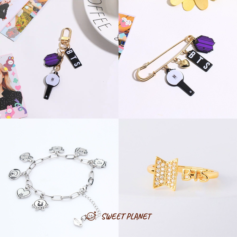 Bts Bt21 Keychain Pendant Badge Bracelet Ring Korean Group Commemorative Merchandise Accessories Bts Bt21 Keychain Pendant Badge Bracelet Ring Korean Group Commemorative Merchandise Accessories