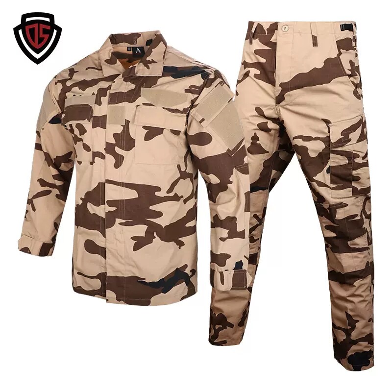 Original Foreign Product, African Chad, Three-Color Desert Camouflage Uniform