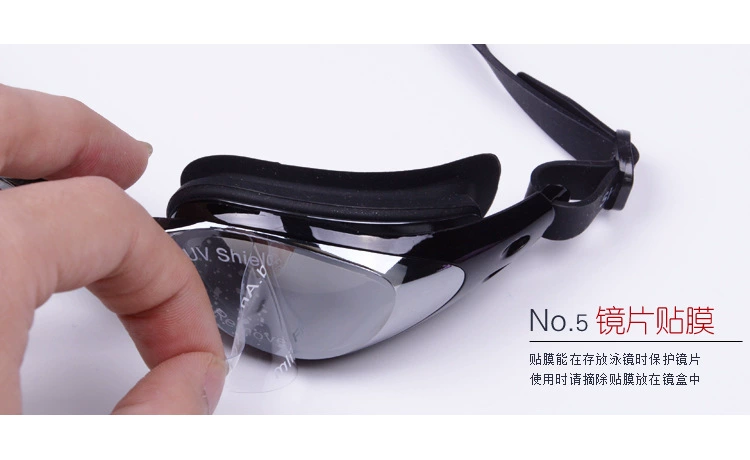 Kính râm chống nước chống sương mù chống thấm nước nam và nữ mạ phim kính bơi kính bảo hộ / kính bơi - Goggles kính bơi seals