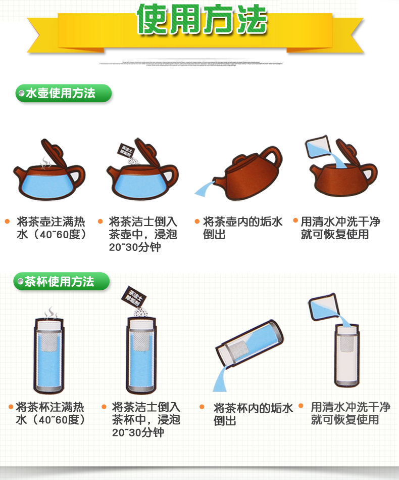 茶卫士清洁剂：告别茶垢烦恼，让茶具焕然一新✨