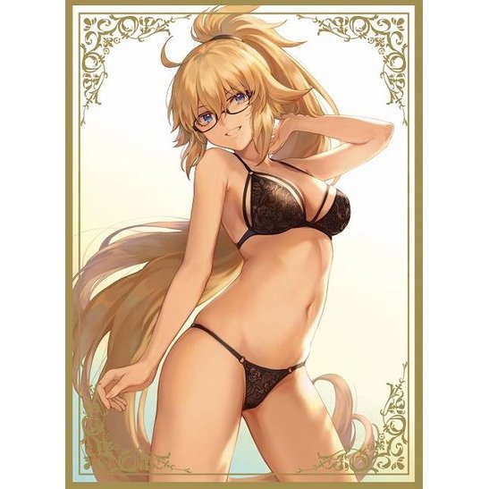 Game king anime girl set FATE FGO Joan of Arc underwear C96 venue limited card set card set A