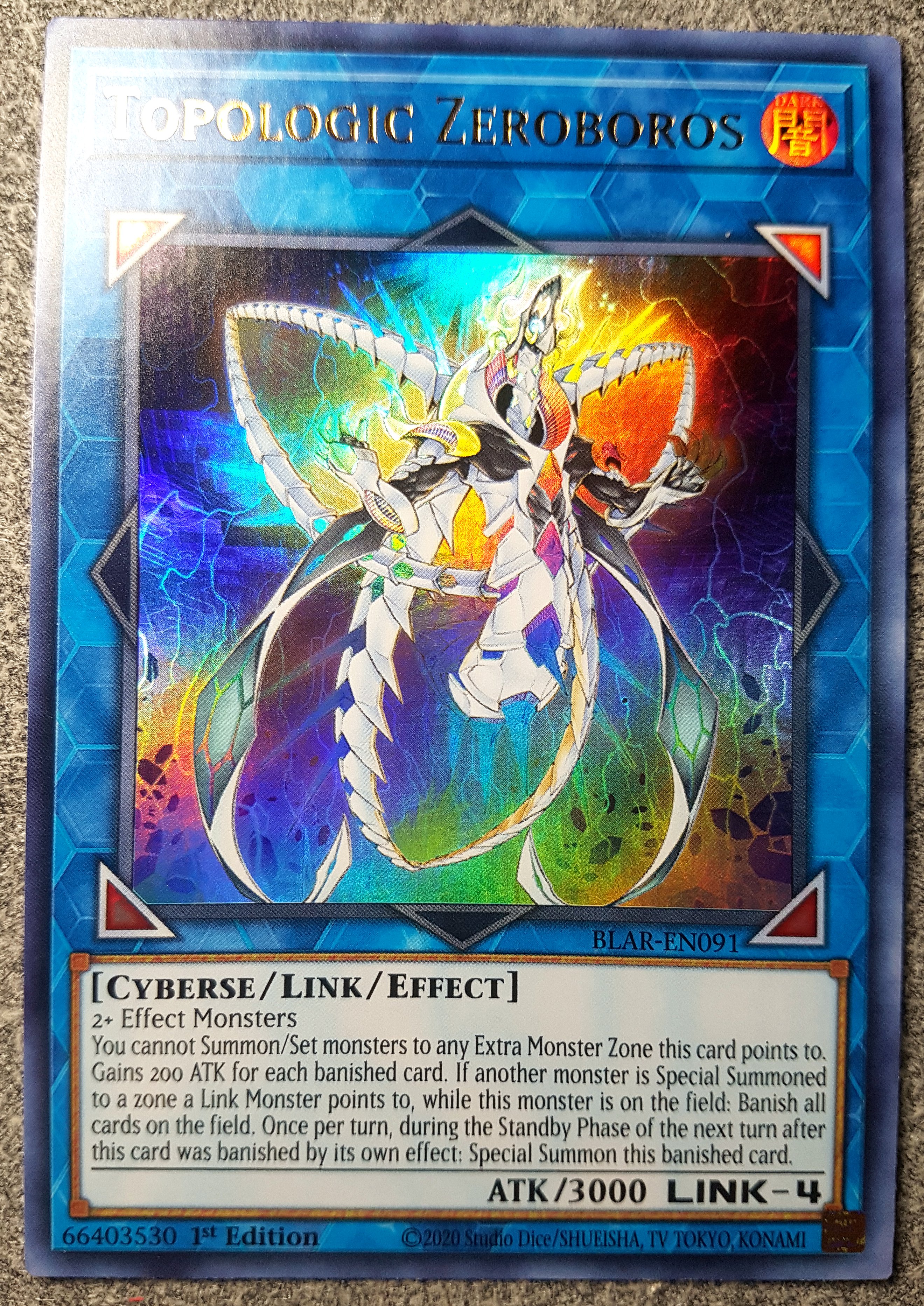 Yu-Gi-Oh! BLAR-EN091 UR Topology Logic Zero Ouroboros N8AB