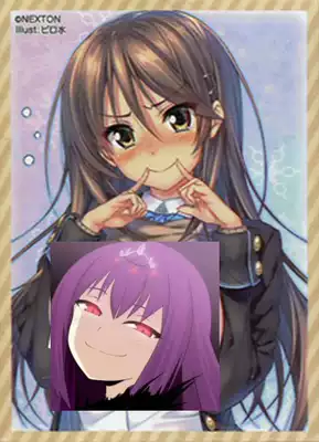 遊戲王動漫妹套アマカノ一ノ瀬穂波會場限定卡套牌套5w3