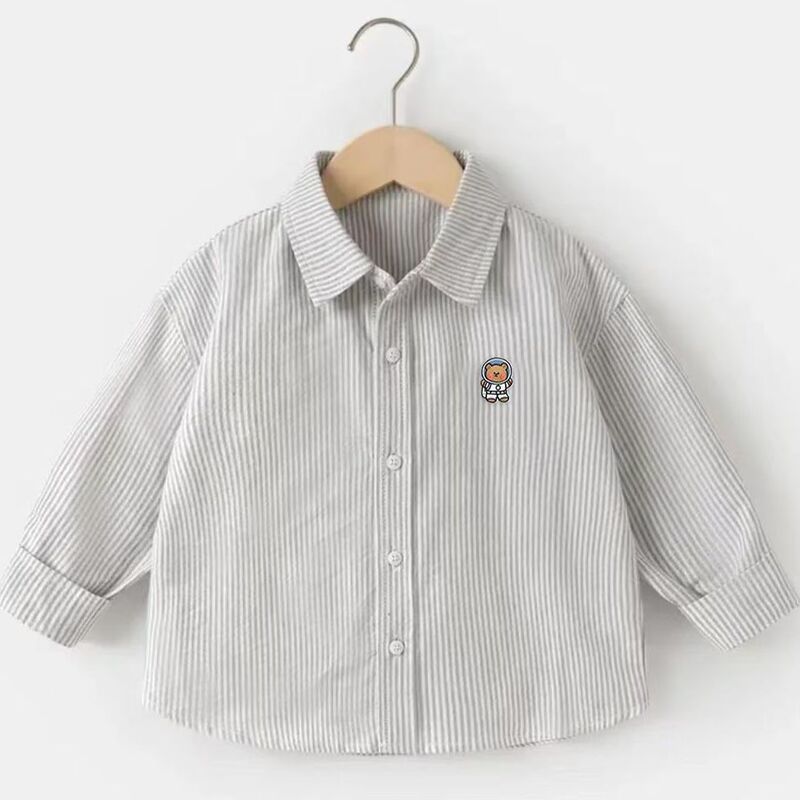 2026 New Style Boys' Long-Sleeved Casual Shirts, Spring and Autumn Tops for Young Children, Stylish Outerwear 2026 New Style Boys' Long-Sleeved Casual Shirts, Spring and Autumn Tops for Young Children, Stylish Outerwear