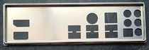 Three Crown Stainless Steel Asus Z97-AR brand new custom plate IO baffle baffle