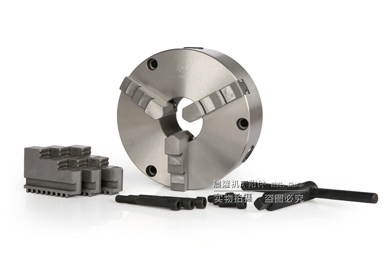 Universal three-claw self-centering clamping head front perforation K21-80 100125160200250