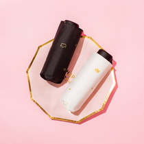 Five-fold umbrella folding sunny and rain dual-use parasol small portable lightweight ultra-light sun umbrella sunscreen and UV protection women