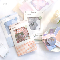 Core Mo Breeze Transit Series Sticker Bag Salt Series Small Clear ins Wind Hand Account Material Note Sticker Combination Pack