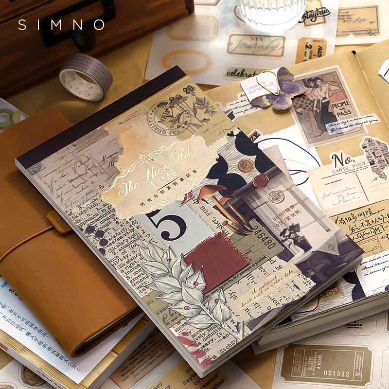 Net Red High Face Value Handbill Material Ben Art Decoration Stickers Mobile Phone Protection Shell Decoration Self-Glued Cute Korean Ensemble Small Patch Painting