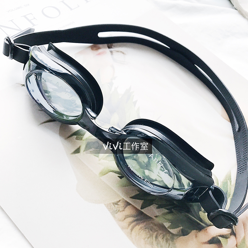 Kính râm Vivi HD không thấm nước không thấm nước hộp nhỏ kính bơi chuyên nghiệp nam nữ ánh sáng phẳng không kính bơi - Goggles kính bơi trẻ em