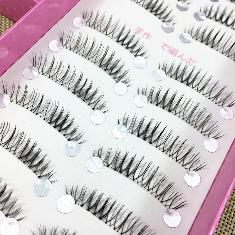 Công chúa mặt trăng lông mi giả G529 siêu nhiên dày mô phỏng tình dục trang điểm nude trang điểm cô dâu một hộp mười đôi lông mi giả tự dính