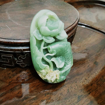 Fat Brothers Xiu jade natural jade analysis wood green river grinding jade jade pendant jade sculpted jade Jade Sculpture Jade jade Jade Sculpture