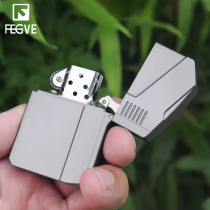 Meat eater Fergo Titanium Alloy kerosene lighter can customize metal with carry - on adult wind - proof gift EDC