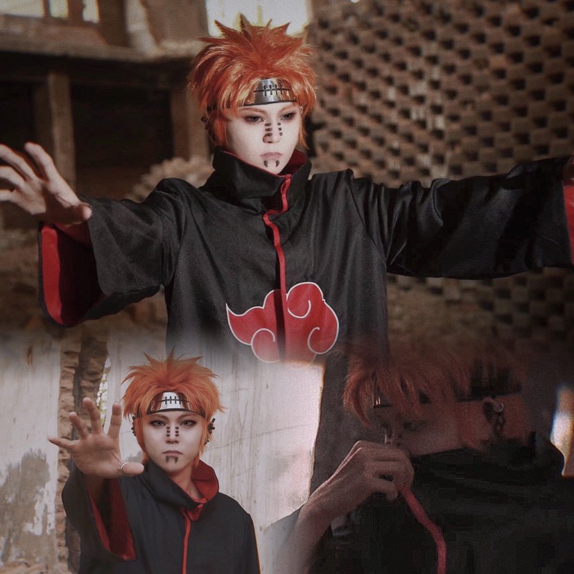 G's naruto cosplay akatsuki pain six paths chakra transfer carbon rod ...