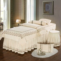 Một gia đình bốn cao cấp đẹp bedspread dầu gội đầu massage thẩm mỹ viện có thể được tùy chỉnh để gửi cốt lõi - Trang bị tấm ga trải giường spa