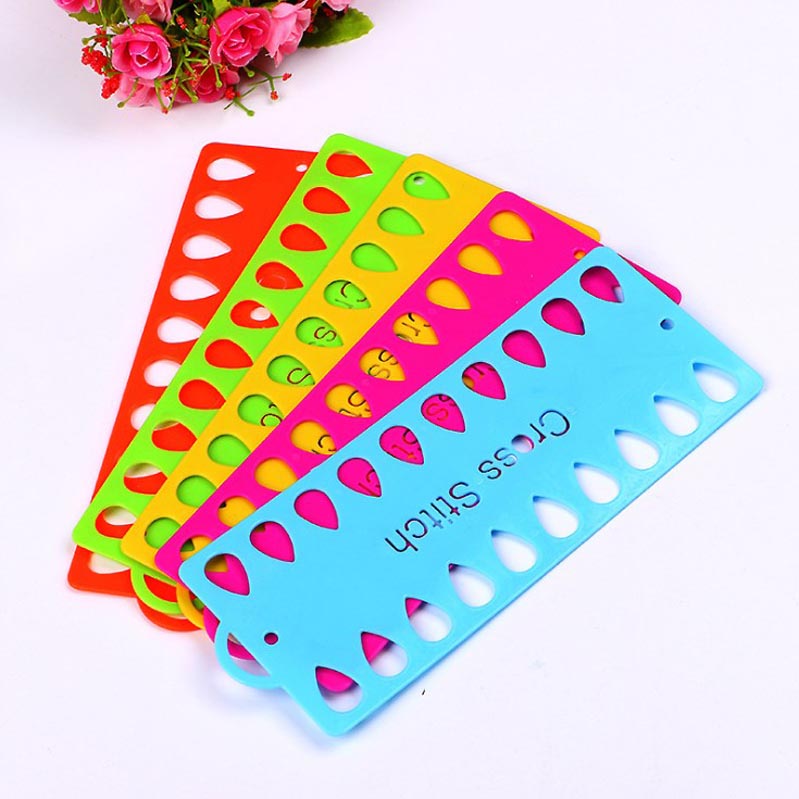 hội đồng quản trị luồng màu 20 lỗ cụ cross stitch nhựa cây trân châu mai thêu tấm luồng hoàn thiện - Công cụ & phụ kiện Cross-stitch khung tranh chữ thập