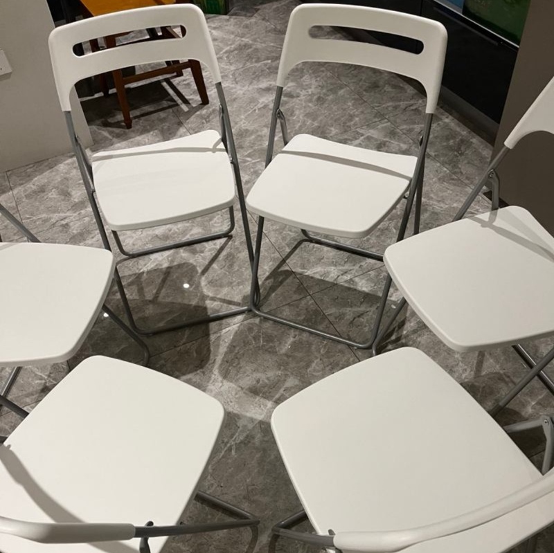 Nice Office Chair, White Backrest Computer Chair, Study Chair, Outdoor Folding Dining Chair Nice Office Chair, White Backrest Computer Chair, Study Chair, Outdoor Folding Dining Chair