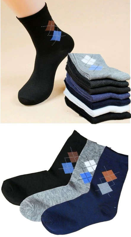 Mùa xuân và mùa hè người đàn ông mới của vớ mồ hôi khử mùi cotton vớ kinh doanh 10 cặp hộp quà tặng 381800 tất nam cổ ngắn