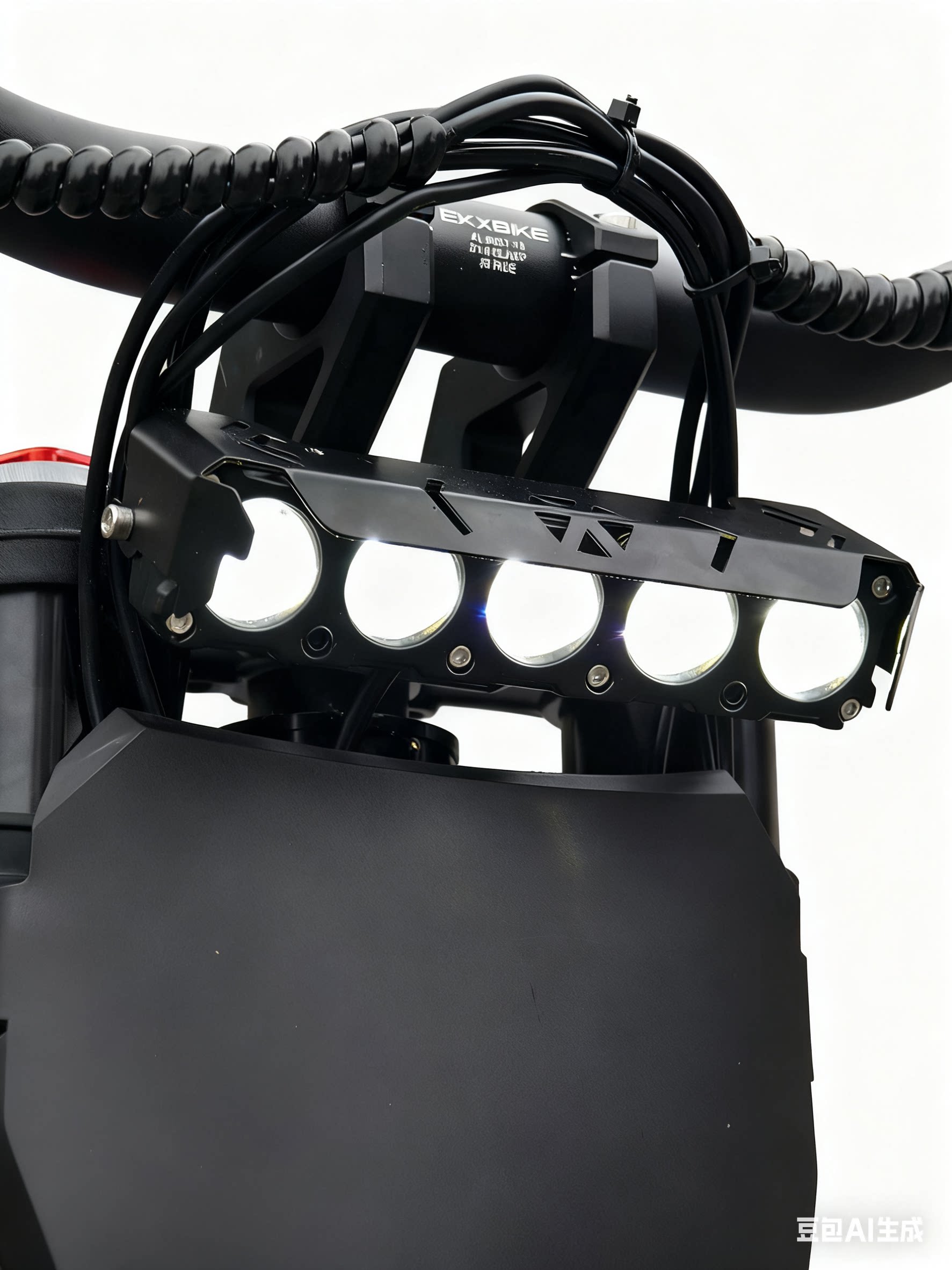 Электрический внедорожный мотоцикл EKXBike M1 серебристый