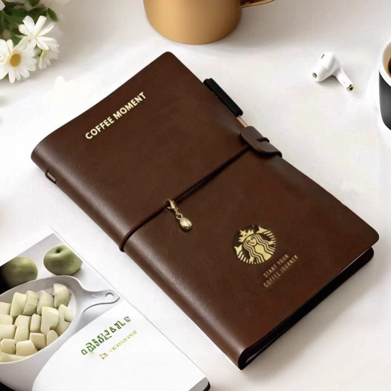 Подарочная коробка Starbucks, керамический ноутбук, стекло, 2026 год