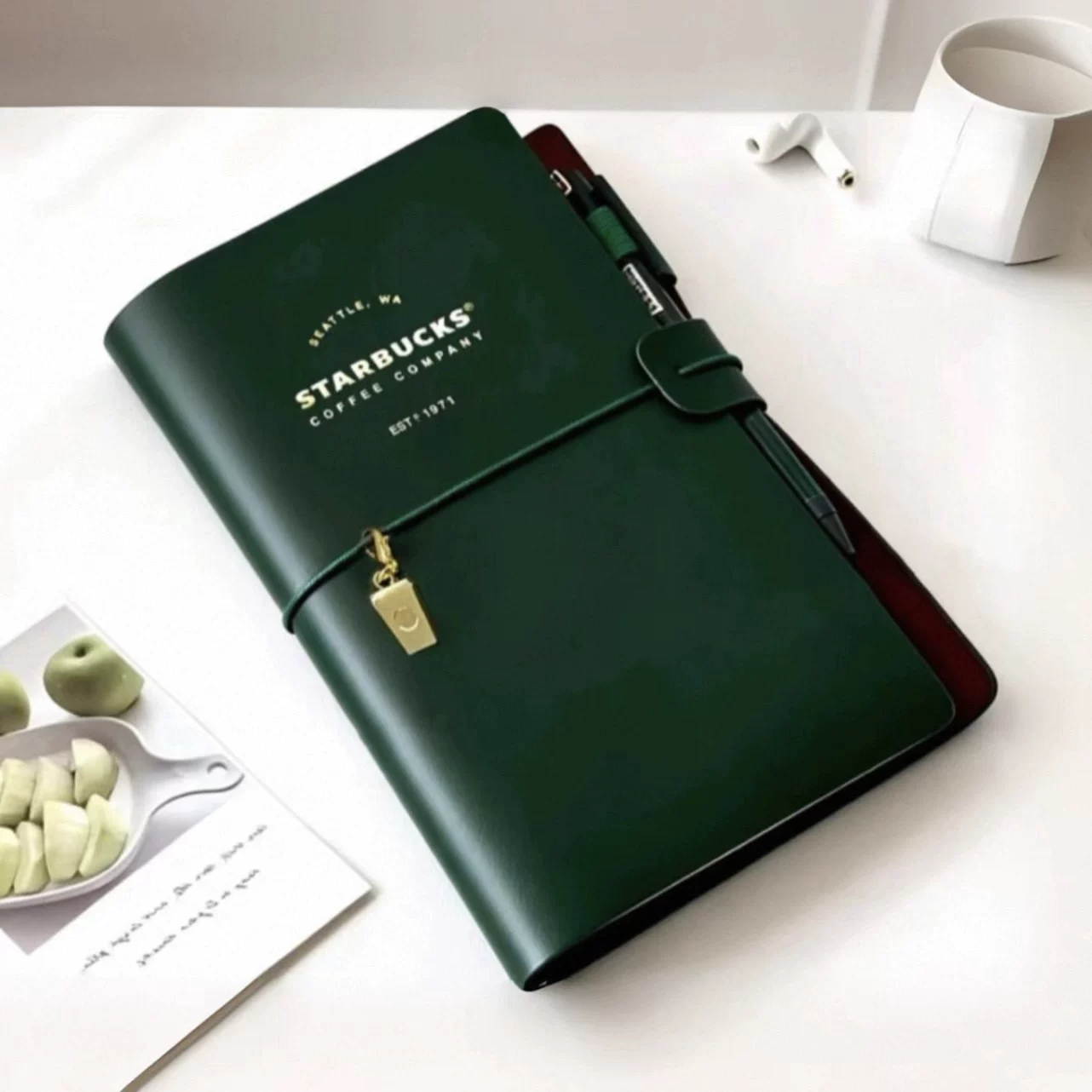 Подарочная коробка Starbucks, керамический ноутбук, стекло, 2026 год