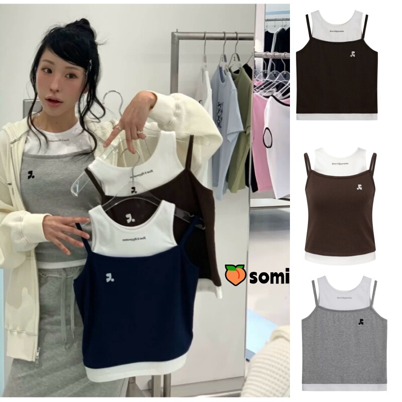 Somi Direct Mail~Rest and Recreation Camisole, Simple New Style, Versatile, High-End Layering 6