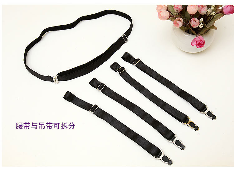 Vành đai đơn giản sling clip garter vớ non-slip khóa dài khởi động trên đầu gối vớ đùi giày bảo vệ đầu gối chống lại clip