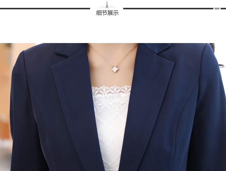 Áo khoác vest nữ nhỏ phiên bản Hàn Quốc của buổi phỏng vấn mặc mùa xuân chuyên nghiệp đang được đổi mới đoạn văn ngắn phù hợp với áo sơ mi nữ vest nữ hàn quốc