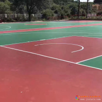 Silicon PU basketball court Plastic floor glue Plastic sports field elastic floor marking paint Acrylic basketball court construction