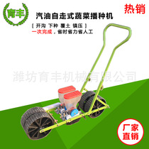 Supply vegetable planter Hand push rapeseed planter double row dandelion planter