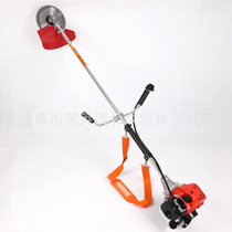 Two-stroke side-mounted lawn mower brush cutter harvesting rice shrub lawn mower with Huasheng power